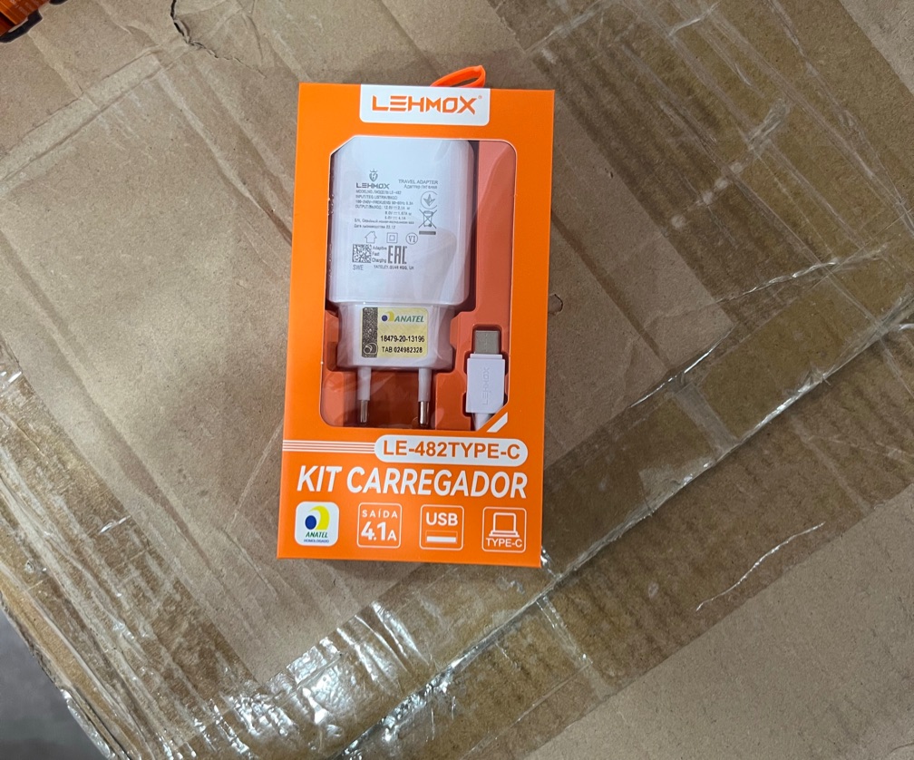 Carregador de celular tipo C